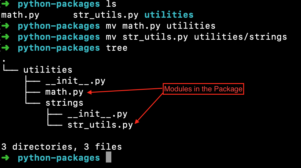 向 Python 包添加模块
