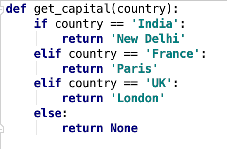 Python If Else Elif 示例