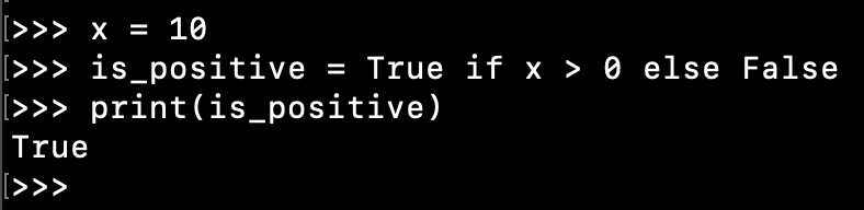 Python If Else 单行语句